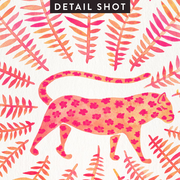 Jaguar – Pink Palette • Art Print