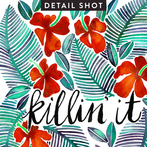 Killin' It – Red & Green Palette • Art Print