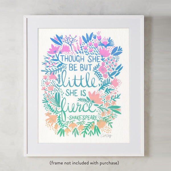 Little & Fierce – Lavender Ombré Palette • Art Print