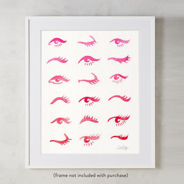 Mascara Envy – Pink Ombré Palette • Art Print