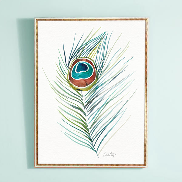 Peacock Feather • Art Print