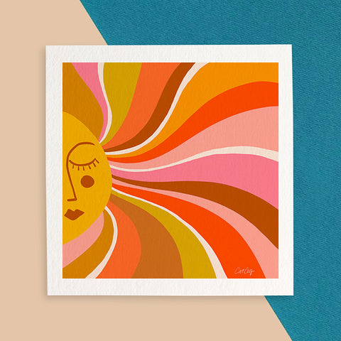 Sunshine Swirl – Retro Ochre