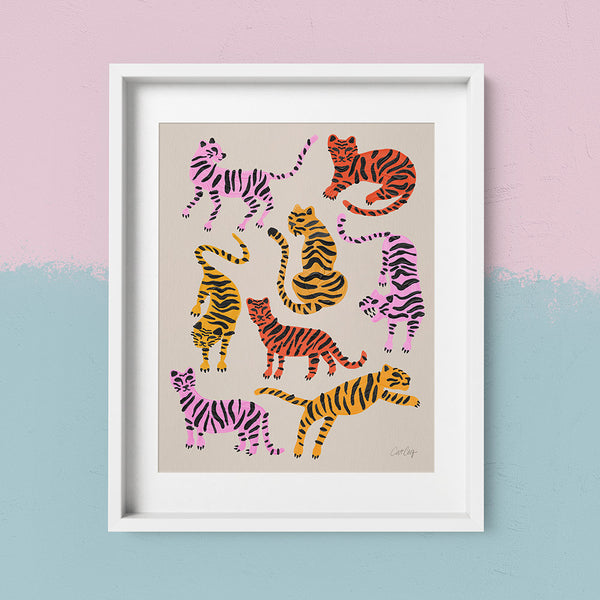 Tiger Collection - Pink & Yellow