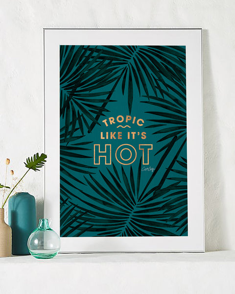 Tropic Like It's Hot - Turquoise