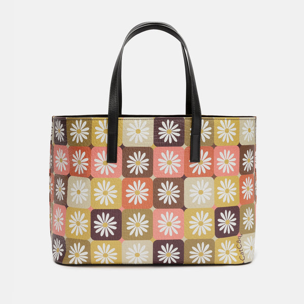 Daisy Chain Leather Tote