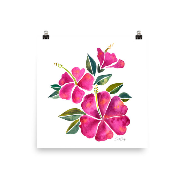 Hibiscus Bloom – Fuchsia
