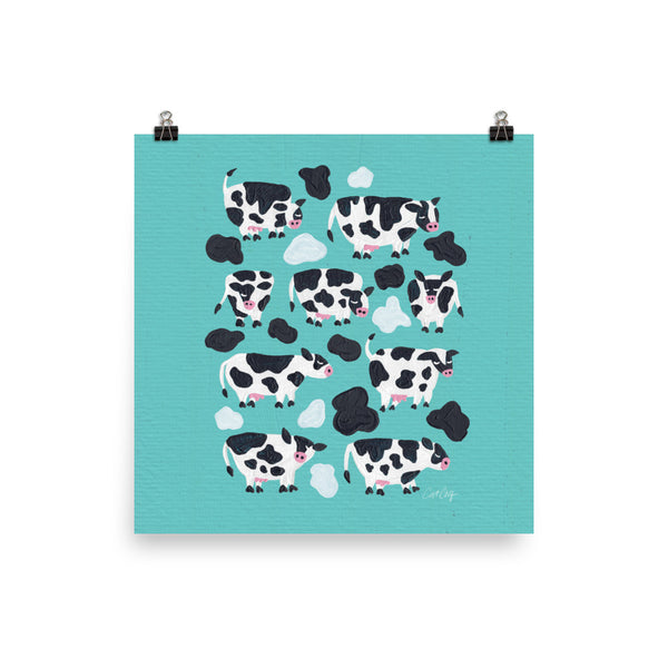 Cow Collection – Turquoise