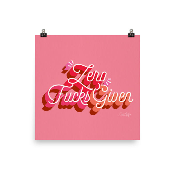 Zero F*cks Given – Pink Palette