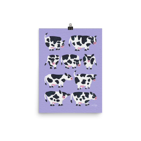 Cow Collection – Periwinkle