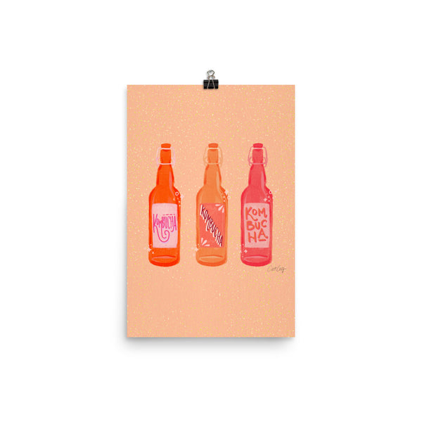 Kombucha Bottles - Pink