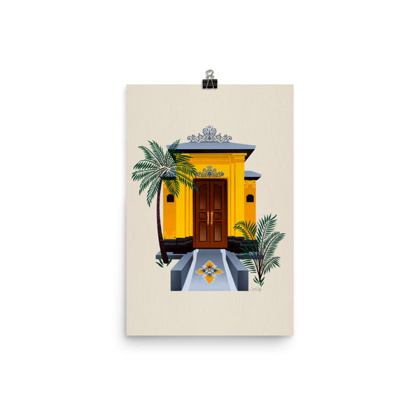 Balinese Doorway - Yellow