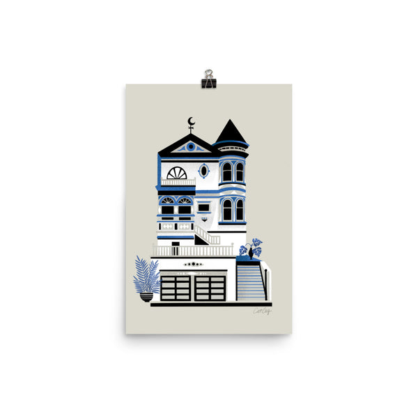 Victorian Home - Blue