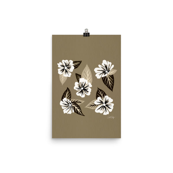 Mountain Wild Flower - Sepia