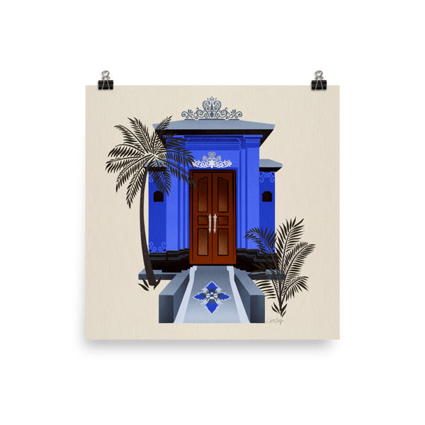 Balinese Doorway - Blue