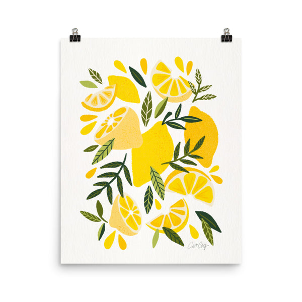 Lemon Blooms - Yellow and White