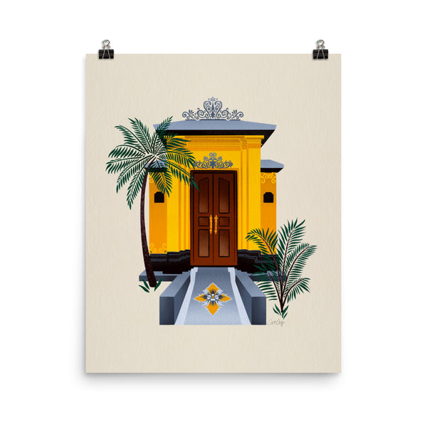 Balinese Doorway - Yellow