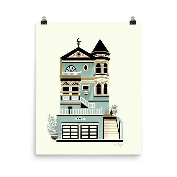 Victorian Home - Mint Gold