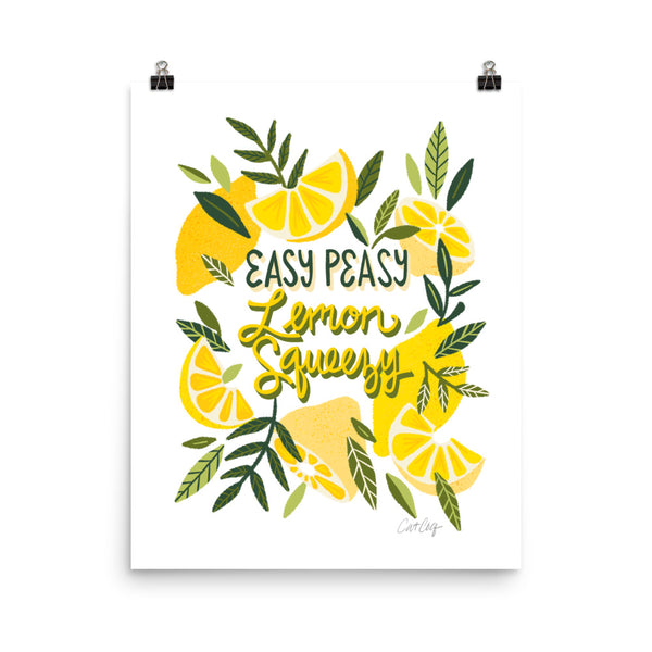 Easy Peasy Lemon Squeezy Citrus - Yellow Green