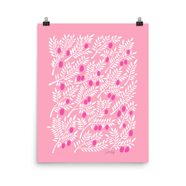 Olive Branches - Pink