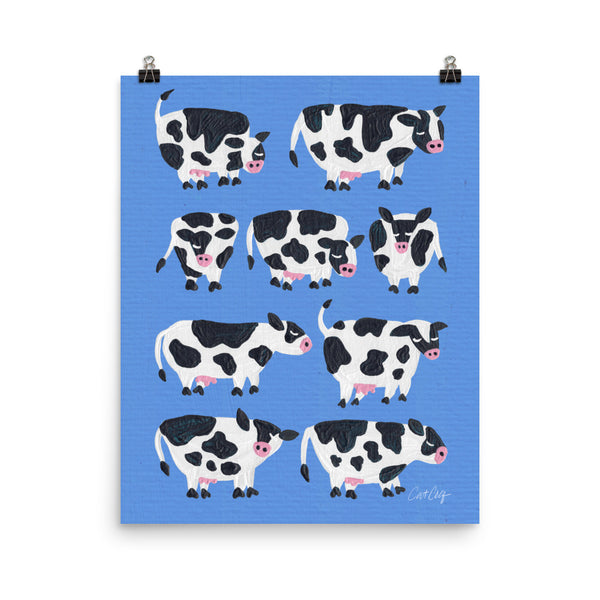 Cow Collection – Blue