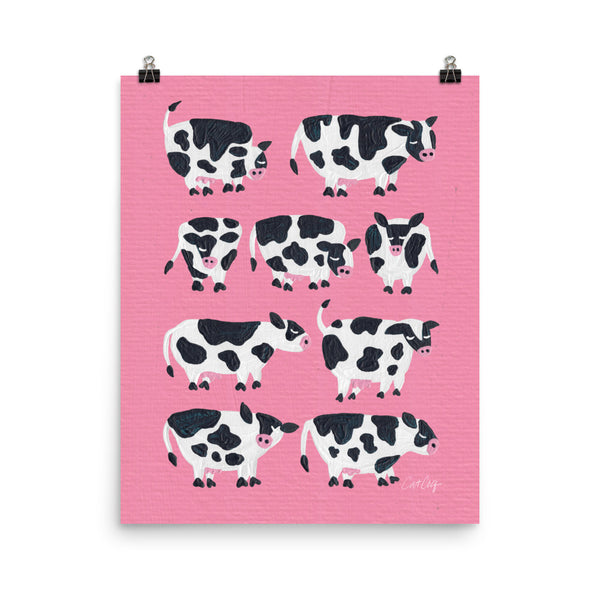 Cow Collection – Pink