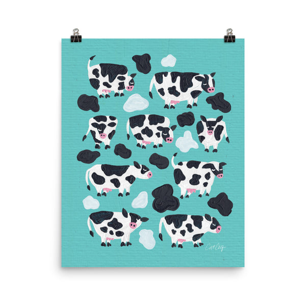 Cow Collection – Turquoise