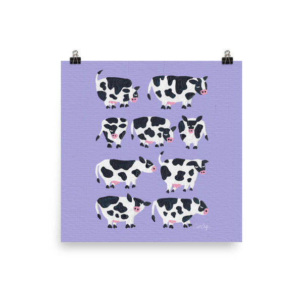 Cow Collection – Periwinkle
