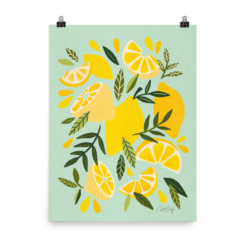 Lemon Blooms - Mint