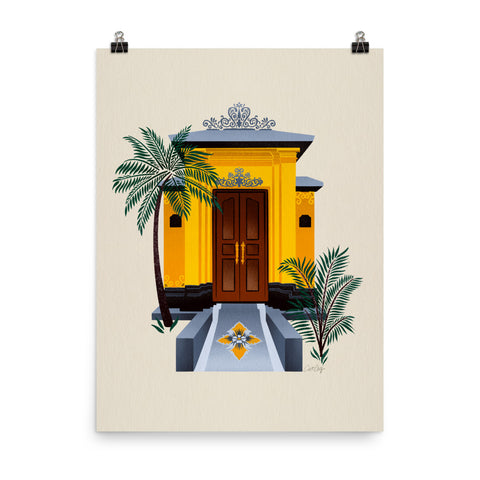 Balinese Doorway - Yellow