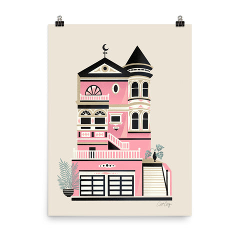 Victorian Home - Blush and Black