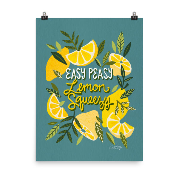 Easy Peasy Lemon Squeezy Citrus- Blue