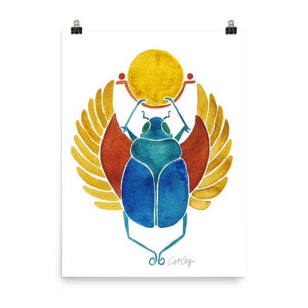 Scarab - Blue and Yellow