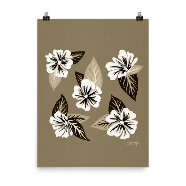 Mountain Wild Flower - Sepia