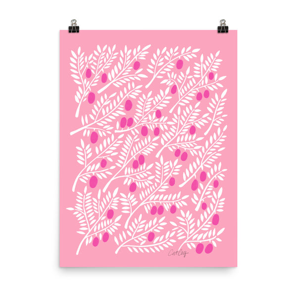 Olive Branches - Pink