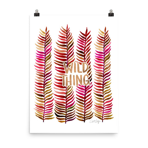Wild Thing Seaweed Stems – Red & Rose Gold