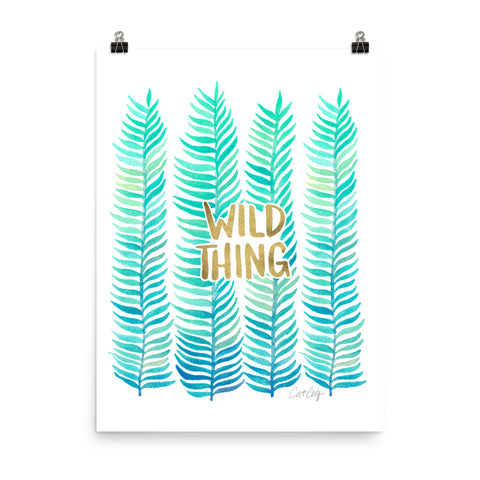 Wild Thing Seaweed Stems – Turquoise & Gold