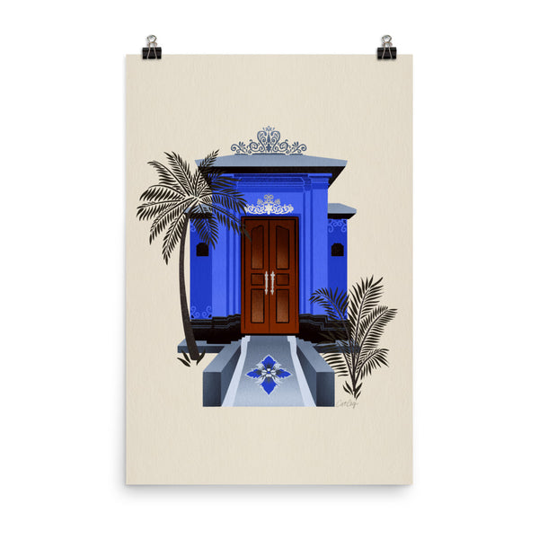 Balinese Doorway - Blue