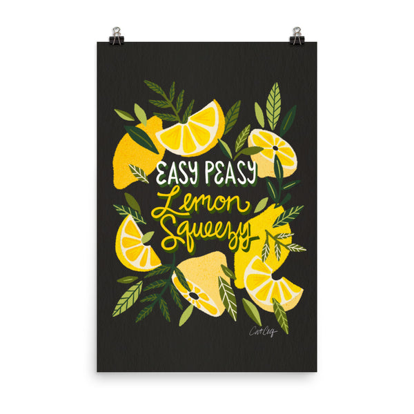 Easy Peasy Lemon Squeezy Citrus - Charcoal