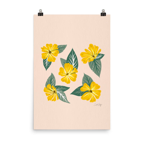 Mountain Wild Flowers - Yellow Blush