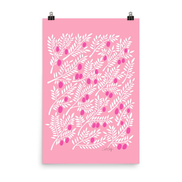 Olive Branches - Pink