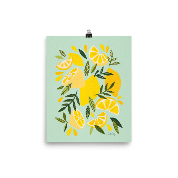 Lemon Blooms - Mint