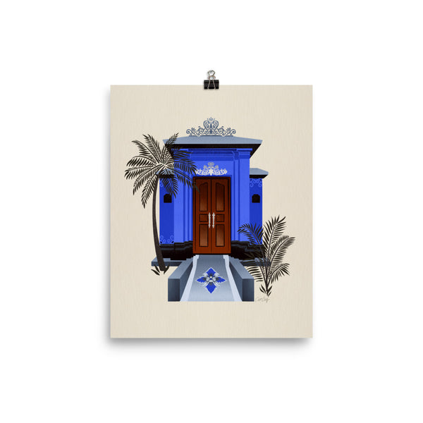 Balinese Doorway - Blue