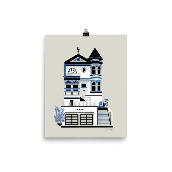 Victorian Home - Blue