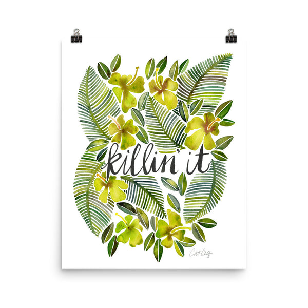 Killin' It – Yellow Palette • Art Print