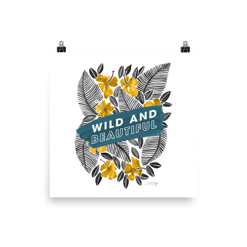 Wild and Beautiful - Yellow and Blue