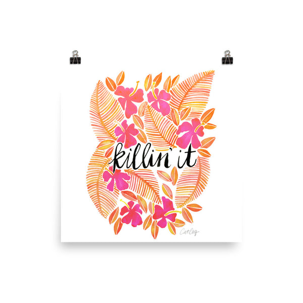 Killin' It – Melon Ombré Palette • Art Print