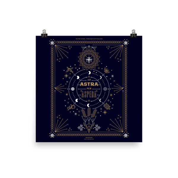 Ad Astra Per Aspera  •  Art Print