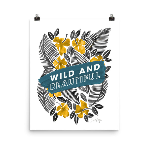 Wild and Beautiful - Yellow and Blue