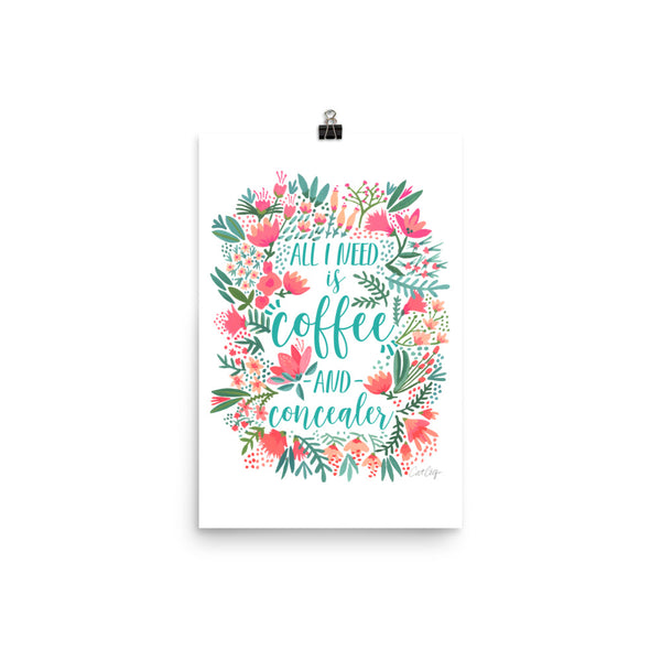 Coffee & Concealer – Juicy Palette • Art Print