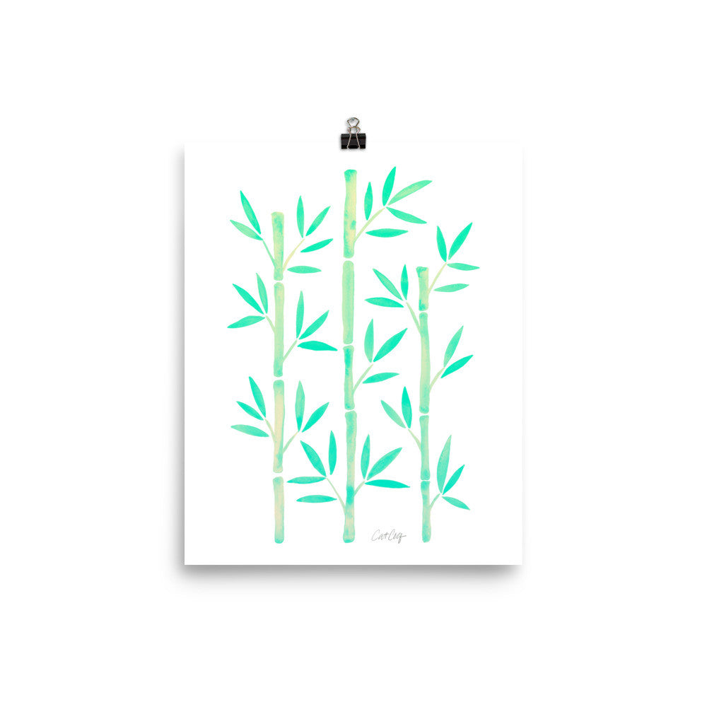 Bamboo – Mint Palette • Art Print